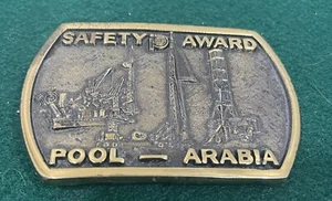 Fibbia per cintura in ottone/piscina Arabia/premio sicurezza 3,5” L X 2,5” W - Foto 1 di 6