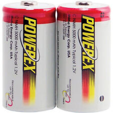 Powerex Size C 5000 Mah NiMH Rechargeable Batteries Pack of 2 