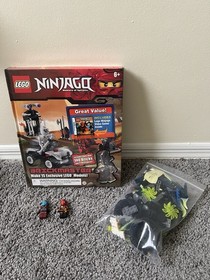 Lego Ninjago Lot Masters of Spinjitzu Book SEALED, Set 70730 INCOMPLETE, Kai Nya