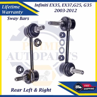 NEW OE Rear Sway Bars For 2003-2012 Infiniti EX35/EX37/G25/G35 Lifetime Warranty - Image 1 of 4