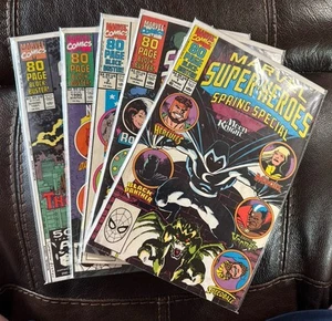 Marvel Super Heroes 1990-91 Specials - Spring, Summer, Fall, Winter - 5 Book Lot - Picture 1 of 7
