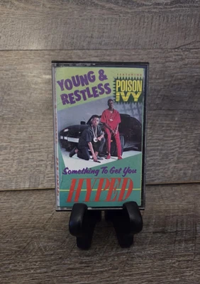 Young & Restless Something To Get You Hyped Ft Poison Ivy Cassette 1989 Hip-Hop - Image 1 of 4