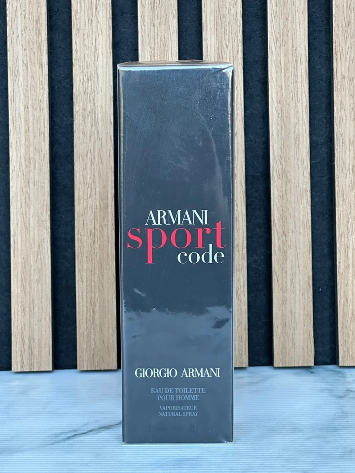 Armani Sport Code Eau de Toilette pour Homme Natural Spray 125 ml NUOVO VINTAGE - Bild 1 von 3