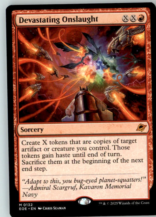 Devastating onslaught Edge of Eternities regular - Image 1 of 1