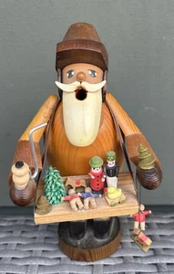 VTG VOLKSKUNST ERZGBIMISCHE TOY Maker  WOODEN SMOKER INCENSE BURNER GERMANY - Picture 1 of 10