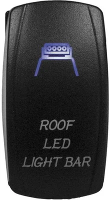 Dragonfire Roof LED On/Off Switch - Blue ATV/UTV 521395 dfr521395 - Image 1 of 3