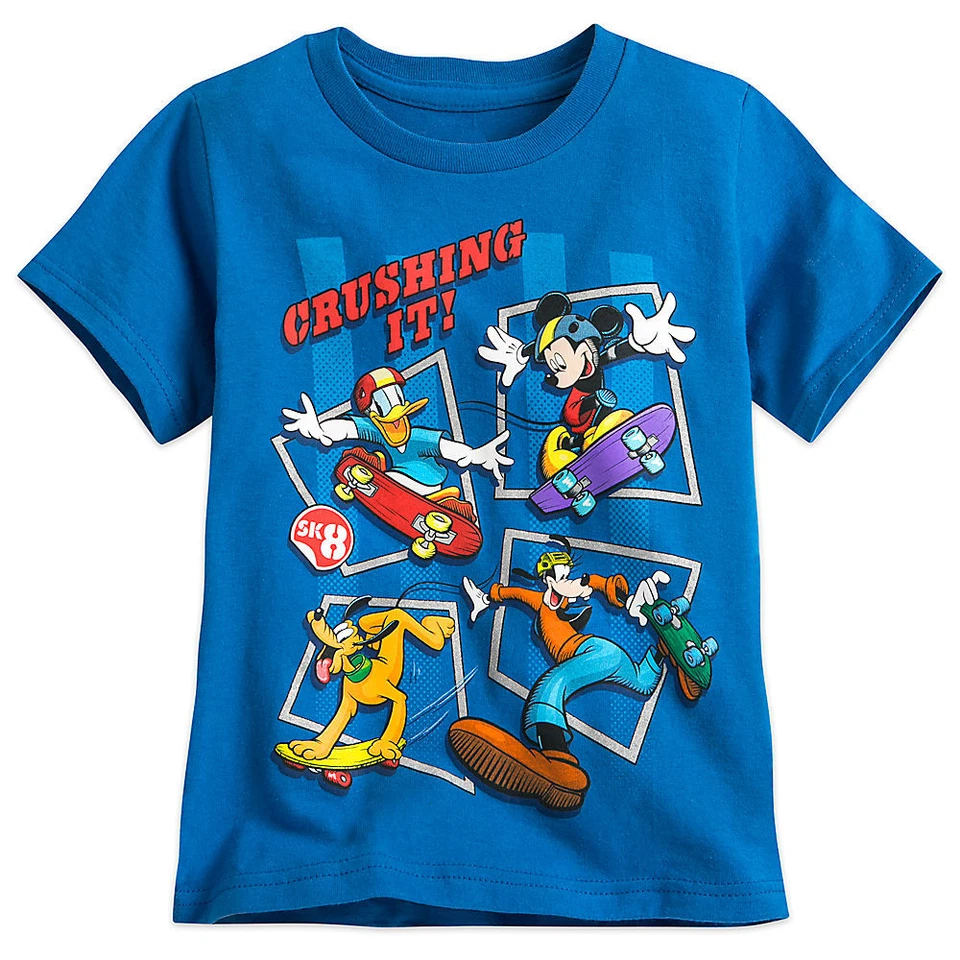 Camiseta Disney Store Mickey Mouse Donald, Pluto & Goofy Niños Talla 5/6 Nueva Foto 1 de 1