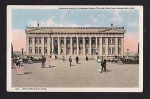 1915 Ohio State Building PPIE Ausstellung San Francisco offizielle Postkarte - Bild 1 von 2