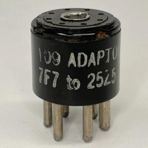 Adattatore vintage n. Adattatore presa tubo 109 sostituisci tubo 25Z5 con tubo 7F7 - Foto 1 di 3