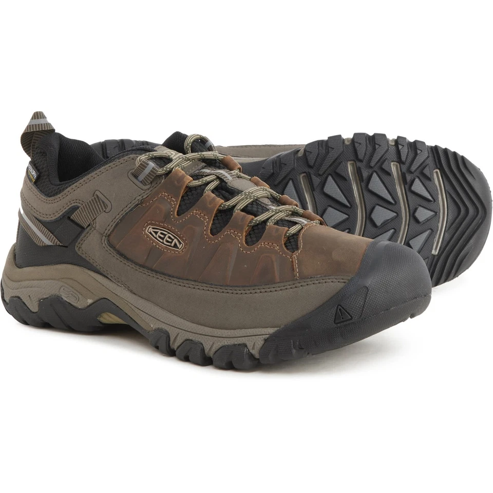 KEEN Mens Targhee Iii Bungee Cord/Black Hiking Shoes Size 11.5 (2872955)