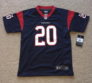 Ed Reed Houston Texans Youth/Kids Game Jersey. NWT. M or L. (Baltimore Ravens) - Picture 1 of 2