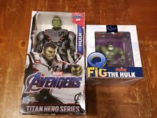 Titan Hero Series The Hulk 12" (&) Q Fig The Hulk (Both) Avengers - Brand New