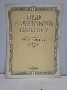 1919 Old Fashioned Garden Cole Porter Noten T. B. Harms Tin Pan Alley - Bild 1 von 2
