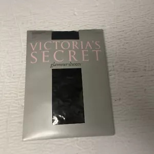 Collant Victoria's Secret Glamour Trasparenti Diamante Trasparente Medio Nero - Foto 1 di 6