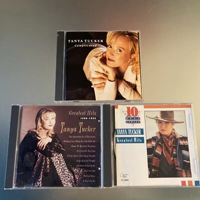 Tanya Tucker 3 💿 LOT: Greatest Hits, Complicated, Greatest Hits 1990-92 EUC!! - Imagem 1 de 4