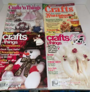 Vintage LOT OF 4 CRAFTS 'N THINGS Magazine 1994-1996 - Imagen 1 de 10