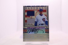 2005 Donruss Signature Series Ryne Sandburg Hall of Fame Dual Patch Autograph