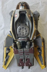 TRANSFORMERS STAR WARS CROSSOVERS ANAKIN SKYWALKER TO JEDI STARFIGHTER HASBRO - Picture 1 of 2