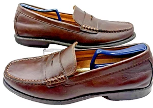 IZOD Para hombres Penny Mocasín Edmund Gel Tech Zapatos Talla 10M Brn Sin Cordones Resort de Pesca - Imagen 1 de 10
