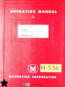 Magnaflux UX H-710 H-720 and H-730, Rectifier Operations and Wiring Manual 1965 - Picture 1 of 3