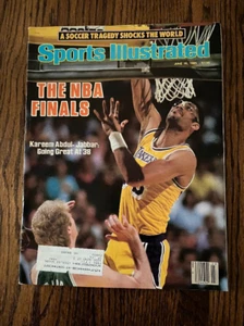 Sports Illustrated Kareem Abdul Jabbar Lakers Going Great at 38 1985 - Picture 1 of 2