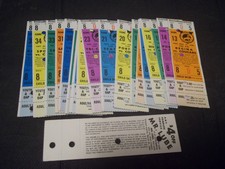 1990-91 WHL Victoria Cougars Full Ticket Stubs (you choose from drop down list)