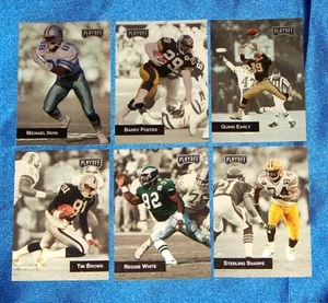 Juego completo de 6 cartas de promoción de fútbol americano de playoffs de la NFL 1993 - Imagen 1 de 1