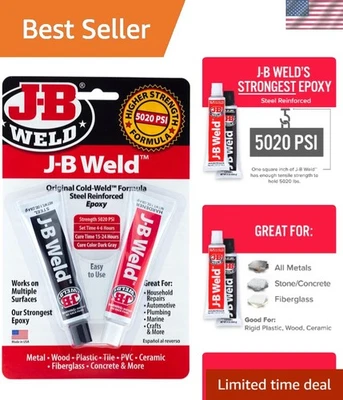 2 Oz.  Cold-Weld Steel Reinforced Epoxy – Ultimate DIY Repair Solution - Image 1 of 4