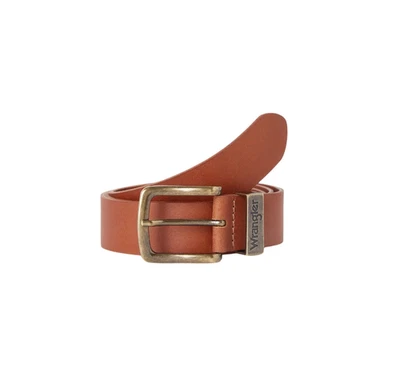 Cintura in vera pelle Wrangler color cuoio - Imagen 1 de 3