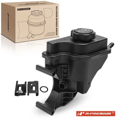 A-Premium Power Steering Reservoir with Cap for Buick	Lucerne Cadillac DTS 06-11 - Image 1 of 4