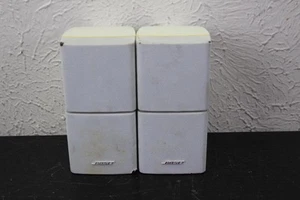 Double Cube Speaker for BOSE Lifestyle Acoustimass Pair - White - Picture 1 of 4