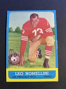 1963 Topps Football Leo Nomellini San Francisco 49ers Card #143 - Picture 1 of 2
