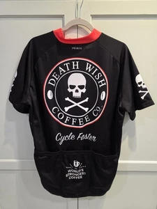 Extremely Rare Death Wish Coffee Cycling Jersey From 2016 Never Worn - Picture 1 of 11