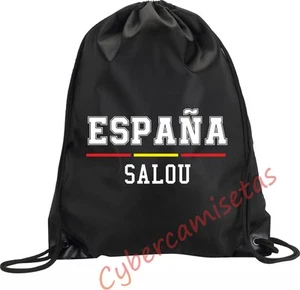 MOCHILA BOLSA SACO SALOU BOLSO GIMNASIO BOLSA DEPORTE ESPAÑA MODELO 1 - Foto 1 di 1