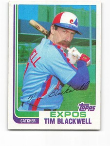 1982 Topps Traded  Baseball #7T  Tim Blackwell Montreal Expos