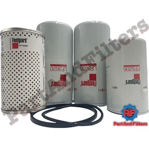Oil Change Filter Kit For Detroit Serie 60 , LF3620x2, FF5206, FF5369W - Picture 1 of 2