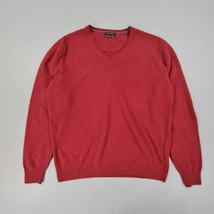 Massimo Dutti Womens Jumper Red Large 40 Wool Silk Cashmere Soft Knit Sweater - Picture 1 of 8