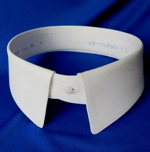 Vintage stiff collar size 16 Collars Ltd style 54 detachable starched IMPERFECT - Picture 1 of 4