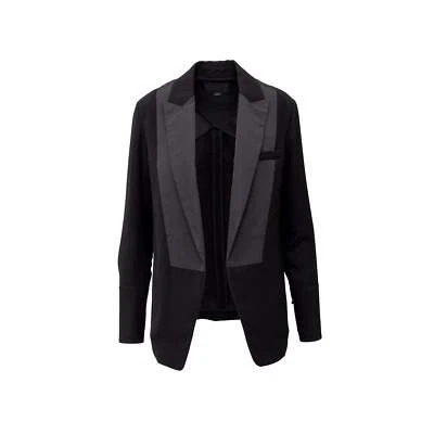 Chaqueta Blazer Alexander Wang Esmoquin Negro - Diseñador Años 2000 Ropa Formal Foto 1 de 4