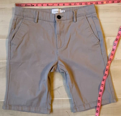 Topman Pantalón Corto Gris Mezcla Algodón TALLA 30 Hombre 9.5" Entrepierna Foto 1 de 4
