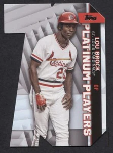 Actualización Topps 2021 Lou Brock Topps Platinum Players troquelados -Cardinals- #PDC-68 - Imagen 1 de 1