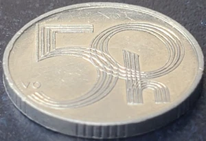 2005 Czech Republic 50 Haleru KM# 3.2 US SELLER COMBINED SHIPPING REFUND - Picture 1 of 2