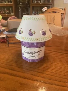 Blue Sky Blackberry Jam Candle LAMP W/SHADE* - Picture 1 of 5