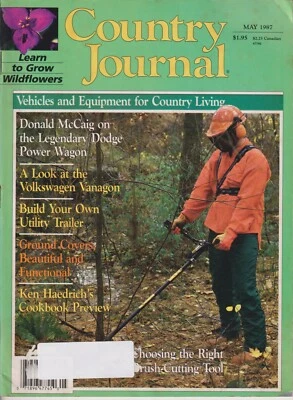 Country Journal May 1987 Vehicles and Equipment for Country Living (Magazine: Ho Foto 1 de 2