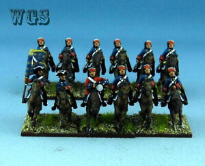 15mm SYW Seven Years War MCW painted French Dragoons in Bonnet FB3