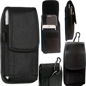 2 in 1 Universal Nylon Belt Loop Case Cover Holster Pouch for Large Mobile Phone - Picture 1 of 8