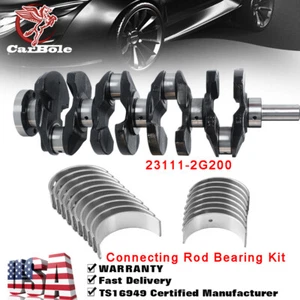 Engine Crankshaft & Bearings Kit For Hyundai Santa Fe Kia Optima 2.4L 2013-2018 - Picture 1 of 19