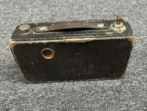 Antique Kodak Auto graphic No.2 Folding Brownie Automati Camera Leather - Picture 1 of 15