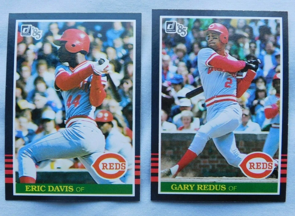 1985 Donruss Cincinnati Reds Baseball Card Pick one - Image 1 of 1