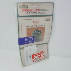 The Best Of Oscar The Grouch Sesame Street LP Cassetta 1983 RARO - Foto 1 di 6